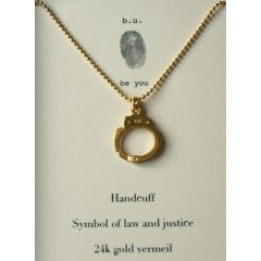 Handcuff Gold Necklace