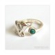 Elephant Ring Sterling Silver with Turquoise