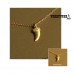 Horn Charm Take Chances Necklace Gold