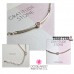 Pink Opal in the Sterling Silver Curved Bar Gratitude Stone Necklace Boxed