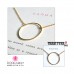 Medium Sparkle Karma Necklace Gold New Version