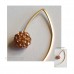 Crystal Nugget & Mini Angular Wire Earrings