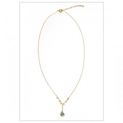 Labradorite and Dangling Peridots Necklace
