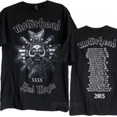 Motorhead Bad Magic Tour 2015 T-shirt 