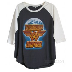 Wonder Woman The Universe Destroyed Color Block Raglan T