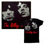 Rolling Stones Glam Metal Foil print